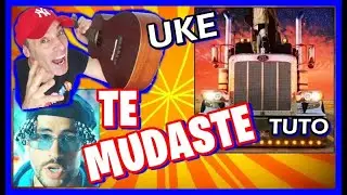 COMO Tocar 🎵  TE MUDASTE de BAD BUNNY (GUITARRA) Acordes y RITMICA, Tutorial FACIL, paso a paso