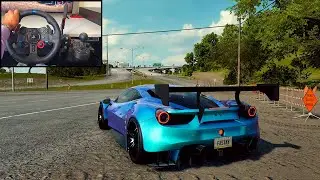 NFS HEAT FERRARI 488 GTB - LOGITECH G29 gameplay