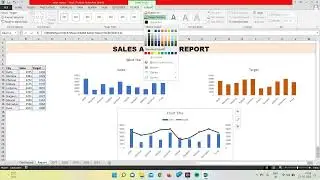 Sales Dashboard In Excel | Excel Charts and Graphs