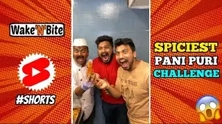 SPICIEST ZHATKA PANI PURI EATING CHALLENGE🥵 | EXTREMELY SPICY PANI PURI🔥 