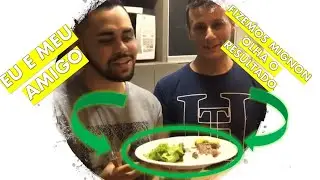 Fiz filé Mignon com meu amigo...olha o resultado!!!