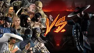All MK Champions characters fight against Kung Lao MKX