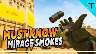 The Top 10 Smokes You MUST KNOW on Mirage In CS2! | Counter-Strike 2 Mirage Smokes Guide
