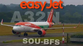 Super Sunset Departure | Southampton - Belfast International | easyJet A320NEO | Trip Report