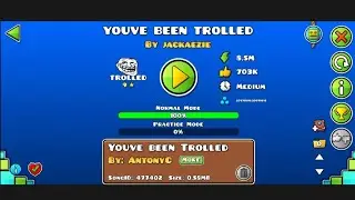 You've been trolled in Geometry Dash