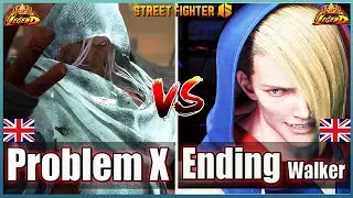 Street Fighter 6 🔥Problem X (M Bison #1)  Vs  Ending Walker (ED)🔥Best Room Match🔥FightingGameWorldX