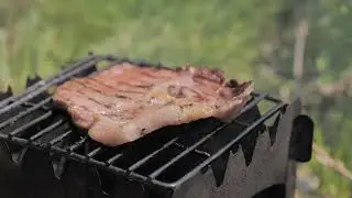 Fire box grilled meat, very delicious