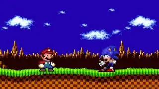 [FNF] Chasing but Dorkly Mario and Dorkly Sonic Sing it