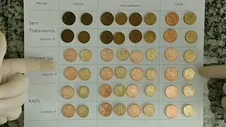 Experimento sobre oxidação de moedas - Parte 1