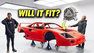 Fitting a ROTARY engine in our HOME-BUILT F40 