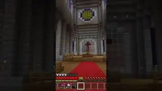 MASSIVE Cathedral in Minecraft! #minecraft #shorts