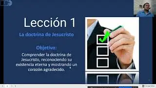 P2L01 - Jesucristo: La doctrina de Jesucristo