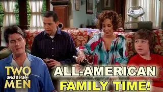 The Harpers Are Living the All-American Family Dream | Two and a Half Men