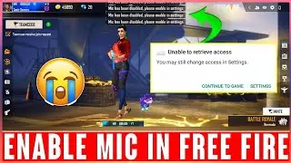 How To Enable Mic In Free Fire || Mic Has Been Disable Please Enable In Settings Free Fire