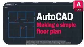 Making a simple floor plan in AutoCAD