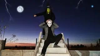 GECENİN KARANLIĞINDA HALLOWEEN CADISININ EVİNE GİTTİK !!