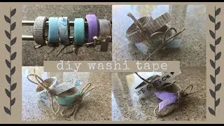 *EASY* Diy Washi Tape || Decorative Tapes Tutorial