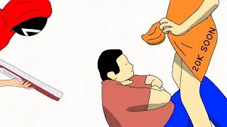 push ups game | squid game animation meme (animated)