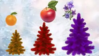 Учим стихи для малышей и постарше с Прекрасной елочкой.