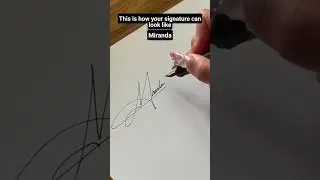 This is how signature logo can look like. Miranda  
