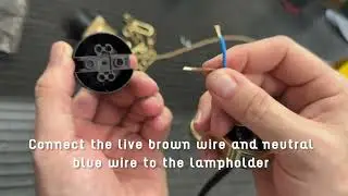 How to Change Cable on Cord Grip Lampholder (EU)