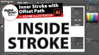How to Add an Inner Stroke in Illustrator Using Offset Path (Easy Outline Effect)