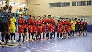Partida de Futsal pelo campeonato estadual A1 - Santos x Penha S14