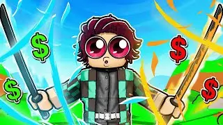Buying the STRONGEST DEMON SLAYER Attacks in Roblox