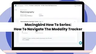 How To Navigate The Custom Modality Tracker -  Mocingbird How To Series