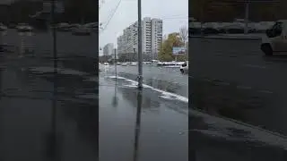 31.10.2022 ПЕРВЫЙ СНЕГ В МОСКВЕ