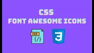 How to use Font awesome icons in html page | Online Class | Dynamic Public School