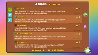 COMMENT SPAM BOT!! GEOMETRY DASH ANDROID, IOS, LINUX AND WINDOWS!!