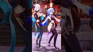 【genshin MMD】Shenhe and ganyu || Genshin impact #mmd #dance #genshinimpact #ganyu #shenhe #shorts