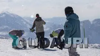 Gudauri ski tour. Гудаури скитур Кудеби скитур 