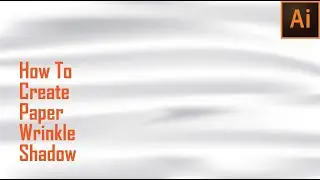 How To Create Paper Wrinkle Shadow Texture In Illustrator By Using Mesh Tool | Paper Texture Design