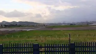 長榮航空 Hello Kitty 環球機 B-16333 松山機場TAKE OFF