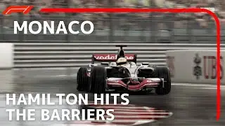 Hamilton Hits The Barriers | 2008 Game Recreation Monaco Grand Prix
