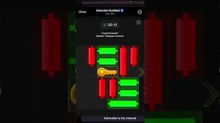 Hamster Kombat 28 July key ,Mini game 