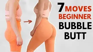 7 BEST MOVES to FROW BOOTY for beginners. Glutes activation home workout