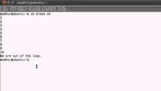 Shell Scripting Tutorial 52  The 'break' Statement