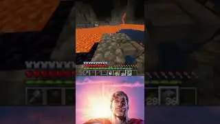 Can I save my dog ? 😨🐶 #minecraft #shorts #love #wholesome #kindness #superman #memes