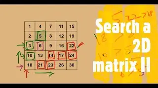 Search a 2D Matrix II | LeetCode 240 | Coders Camp