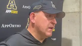 Appalachian State coach Shawn Clark discusses the loss to Clemson