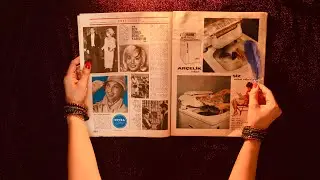ASMR | Nostaljik Mecmualarla Uykuya Dalacaksın 📰 | Türkçe ASMR