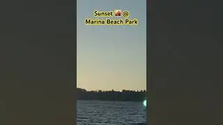 Sunset 🌆 @ Marina Beach Park || scenic place | Must watch | 
