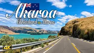Driver's View: Scenic Drive from Christchurch to Akaroa via Lyttelton, New Zealand 🇳🇿