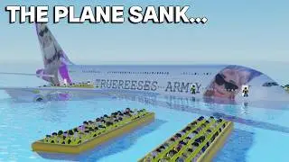 THE PLANE SANK In Cabin Crew Simulator | roblox