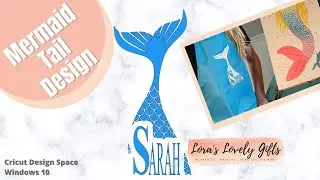 Mermaid Tail Design - Cricut Tutorial