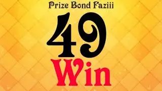 prize bond 15000 Second win 49