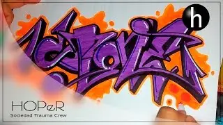 Drawing Graffiti on paper #6 | Stone X Hoper